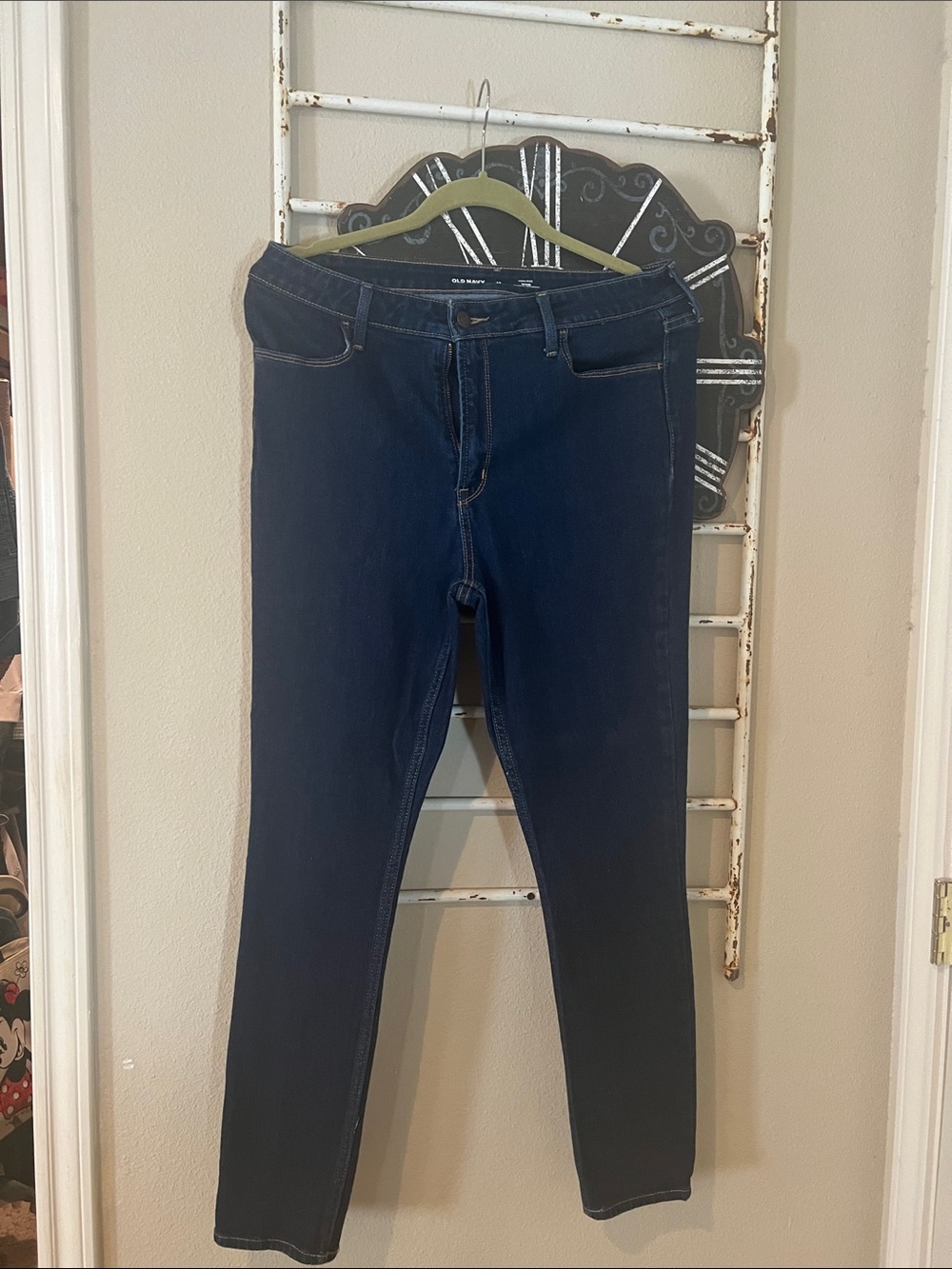Old Navy Women's Dark Blue Skinny Jeans